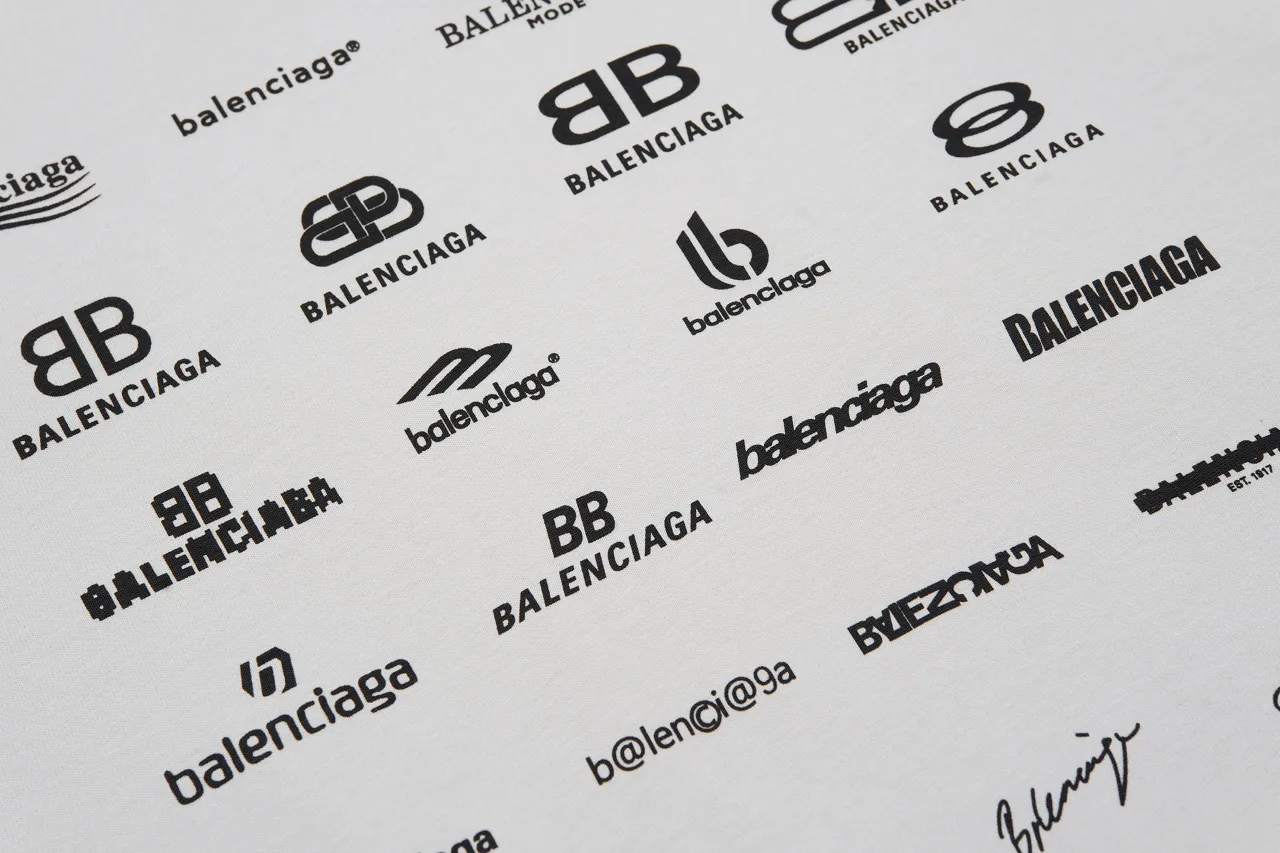Balenciaga Classic LOGO T💰P110 32s 240g Authentic +Sizes ＋ Logo Size：Xs-L ：